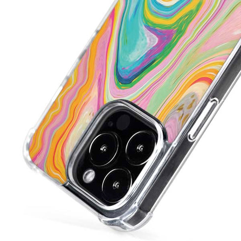 Rainbow Marble by Etta Vee iPhone 16 Pro MagSafe Case